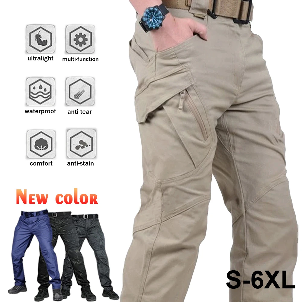 City Tactical Cargo Pants Classic Outdoor Hiking Trekking Army Tactical Joggers Pant Camouflage Military Multi Pocket Trousers cargos for men