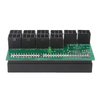 

DPS-1200FB/QB 10 Of 6 Pin PCI-E Output Mining Machine Power Supply Breakout Board Adapter For Ethereum Mining