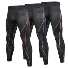 Мужские Компрессионные шорты для бега для йоги, мужские обтягивающие колготки, штаны, мужское трико, спортивные мужские Леггинсы