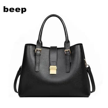 

New Women Genuine Leather Bags Fashion Women's famous brand designer Luxury Handbags genuine cowhide leather bags women tote bag