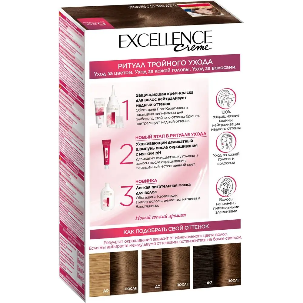 L'Oreal Paris Стойкая крем-краска для волос "Excellence"