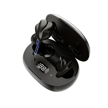 

Wireless Bluetooth Earphone In-ear 9D sound IPX6 Waterproof Battery LED Display Starry sky Earphone Stereo Earphone Mic Earbuds