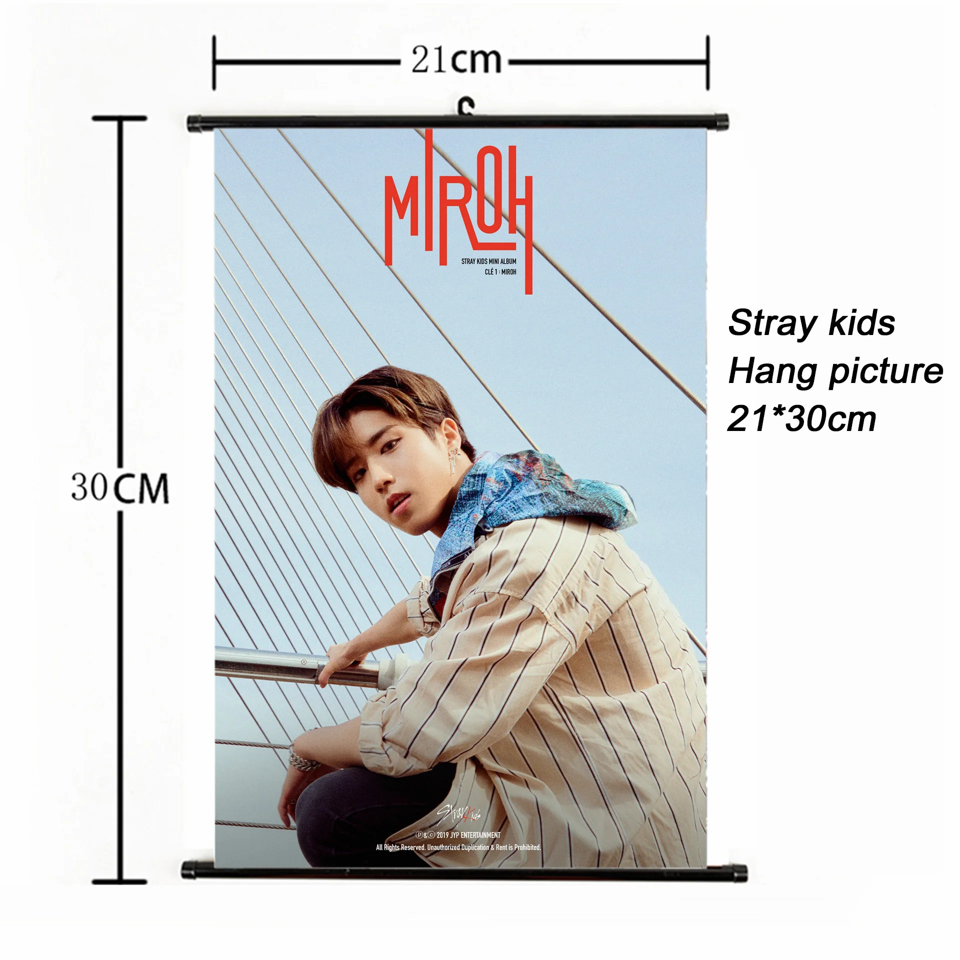 Модный Kpop Stray Kids have picture 21*30 см плакат stray kids MIROH альбом Фотокарта для фанатов Коллекция корейский Канцелярский набор - Цвет: Stray Kids 34