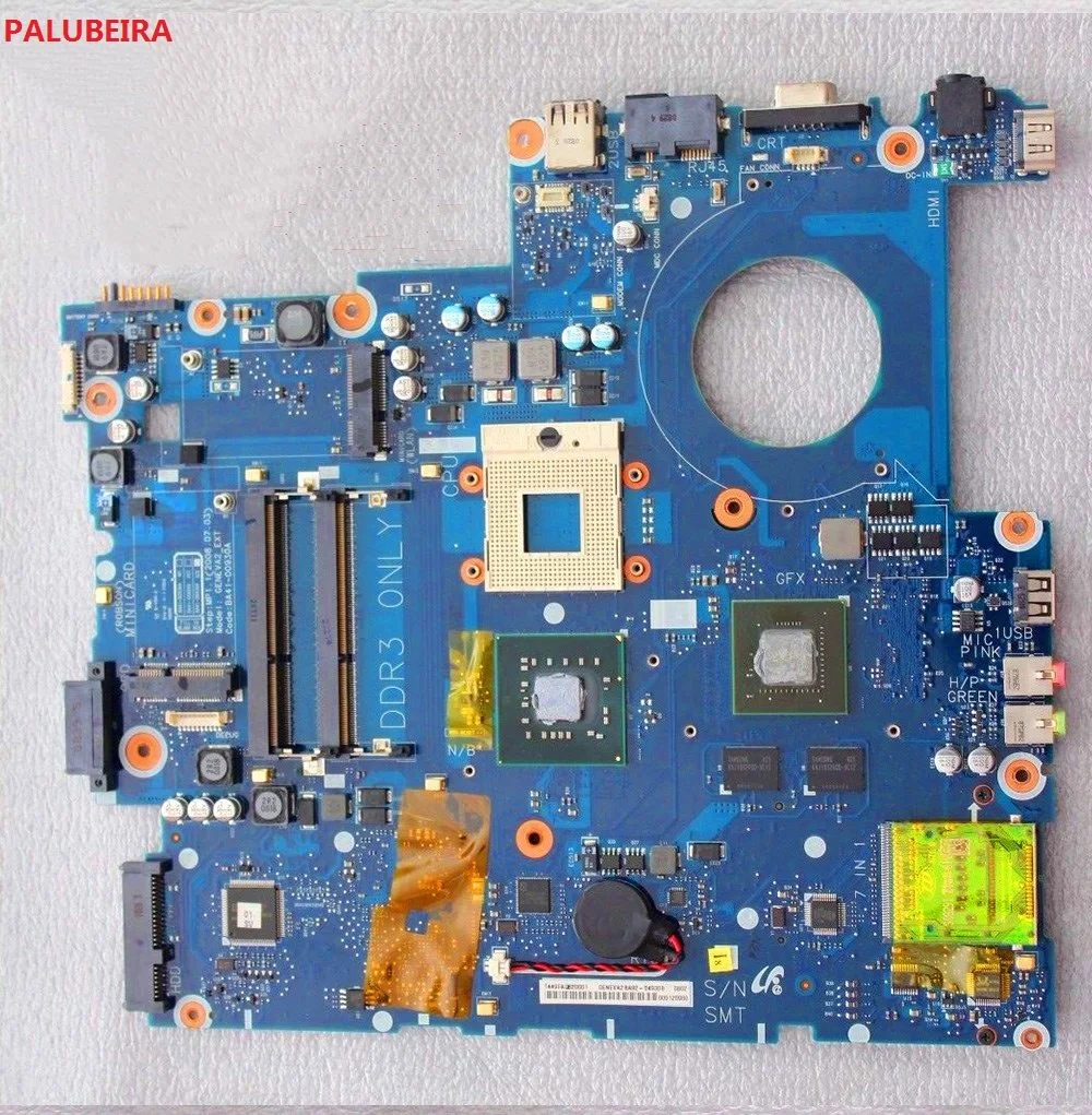 PALUBE BA92-04959A BA92-04959B для samsung NP-R710 R710 материнская плата для ноутбука PM45 DDR3 BA41-00936A материнская плата протестированная Быстрая