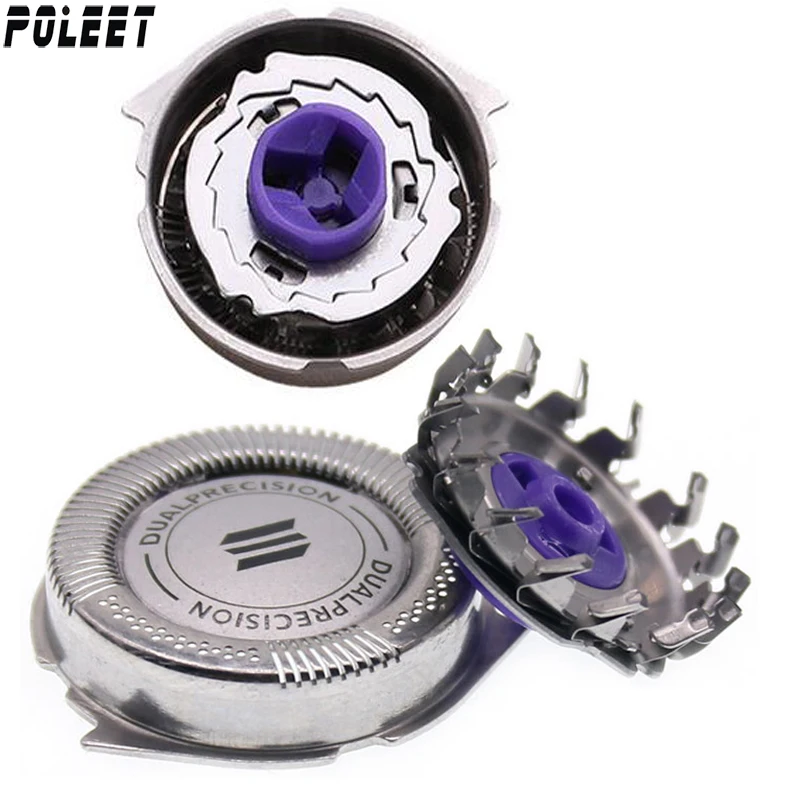 Сменная головка для бритвы Poleet с двойным лезвием HQ8 Philips Norelco лезвие PT870 AT750 AT890 HQ7760