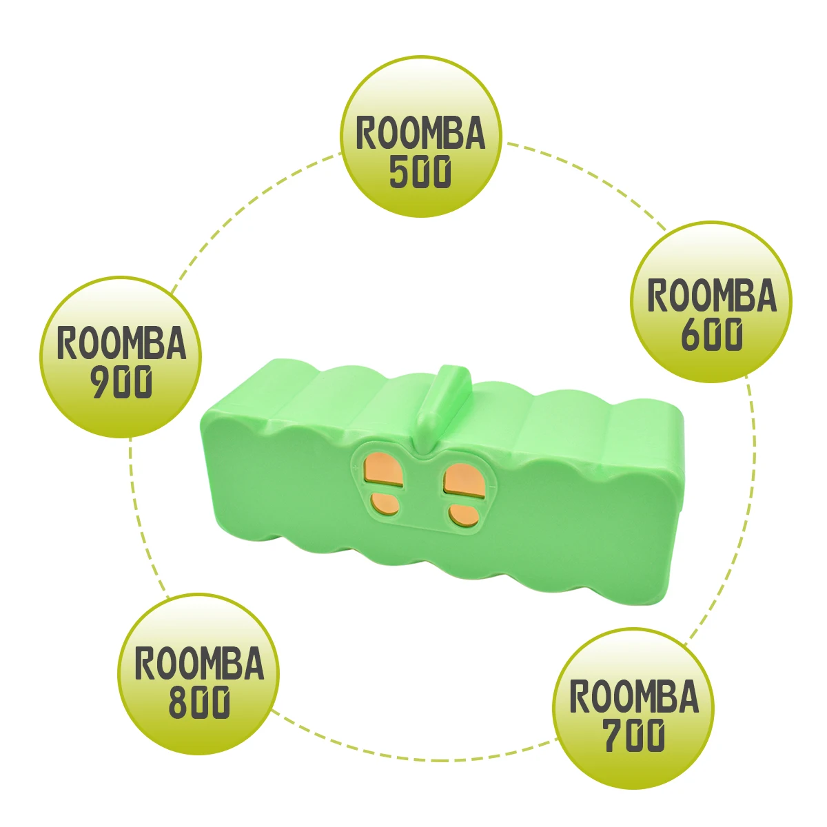 Bonacell 6.4Ah 14,8 V ионно-литиевая Батарея для iRobot Roomba 500 600 700 800 серии 510 530 550 560 580 620 630 650 760 770 780 790 L50