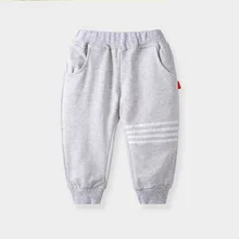 Спортивные штаны для мальчиков г. Весенне-осенние новые стильные модные повседневные спортивные штаны с завязками для больших мальчиков повседневные брюки из чистого хлопка