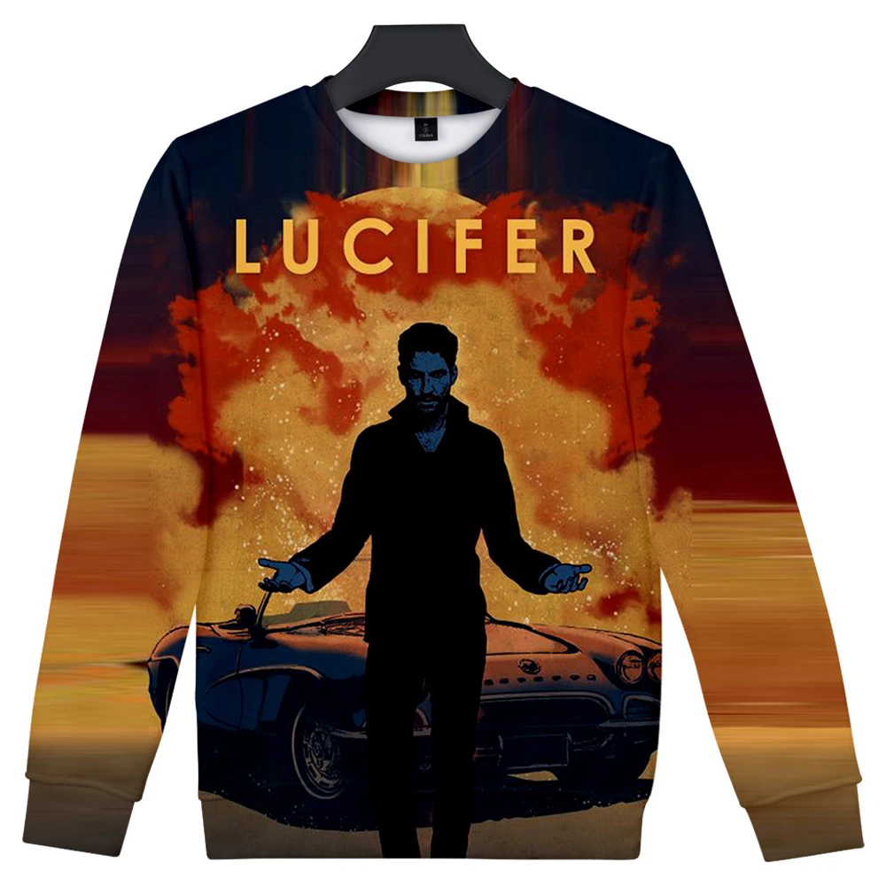 Lucifer 3D худи Lucifer Morningstar мужские/женские толстовки красивые уличные с длинным рукавом осенние женские длинные с капюшоном модные