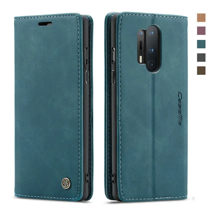 Чехол-книжка для Oneplus 8 Pro чехол One Plus Nord 8Pro 7 роскошный однотонный кожаный