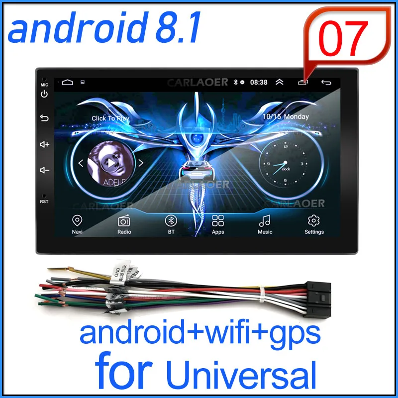 android universal 2 Din Автомагнитолы " hd-плеер 2Din Сенсорный экран автомобиля видео мультимедийные плееры аудио стерео Зеркало Ссылка для телефона магнитола 2 din - Цвет: android universal