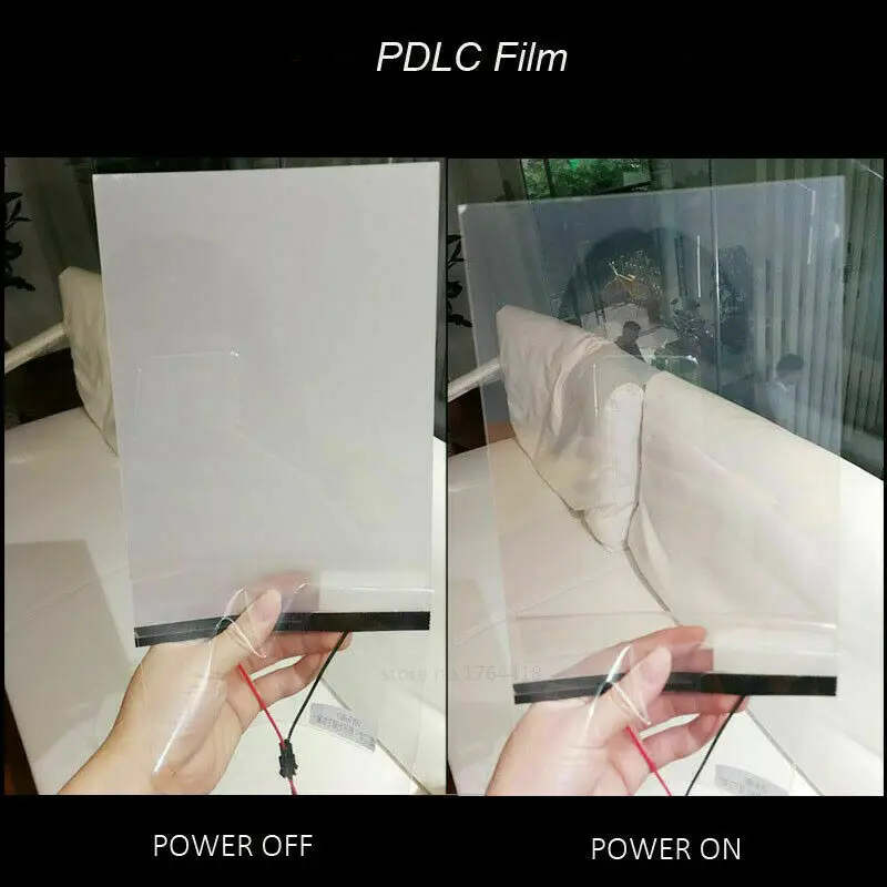 HOHOHOFILM-Filme Inteligente Personalizado, Janela Comutável, PDLC Magic, Transparente, Branco