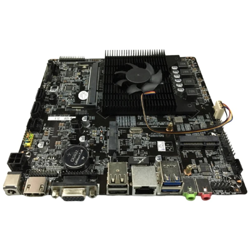 

Ultra-Thin Mini Itx Motherboard Built in CPU A8 6410 R5 Video Graph Processing APU USB 3.0 VGA RJ45 HDMI USB MSata Use 12V DC