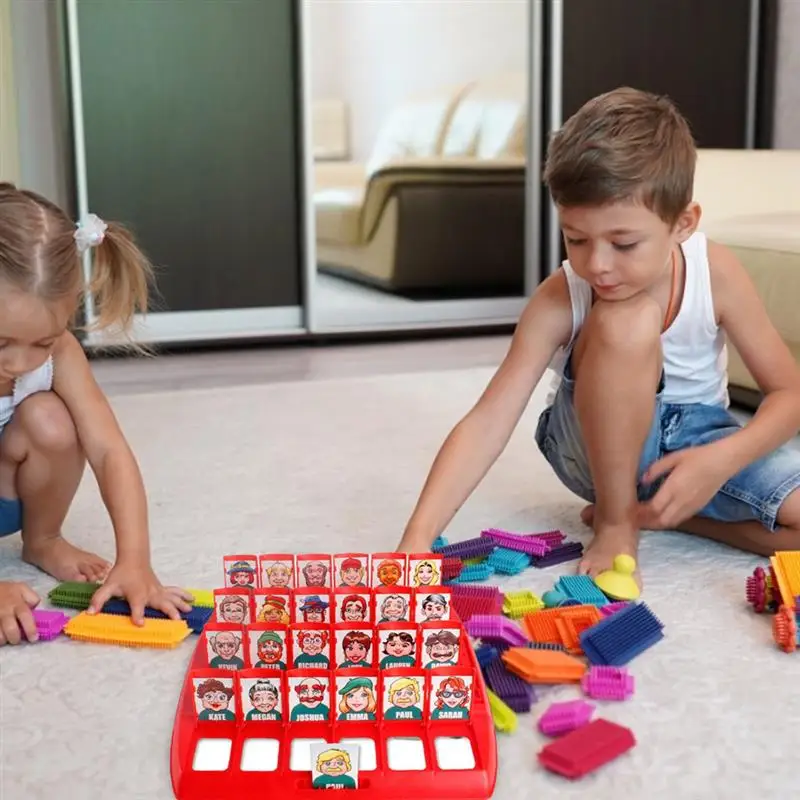 Quem é? Jogo de tabuleiro clássico interativo para festas em família, jogo  de memória e adivinhação para crianças. Brinquedo antiestresse Montessori  divertido e ideal como presente. - AliExpress