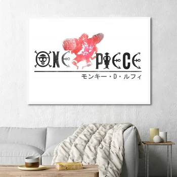 

Japanese Anime One Piece Characters Sanji Luffy Zoro Nordic Art Canvas Poster Home Wall Decor (No Frame)