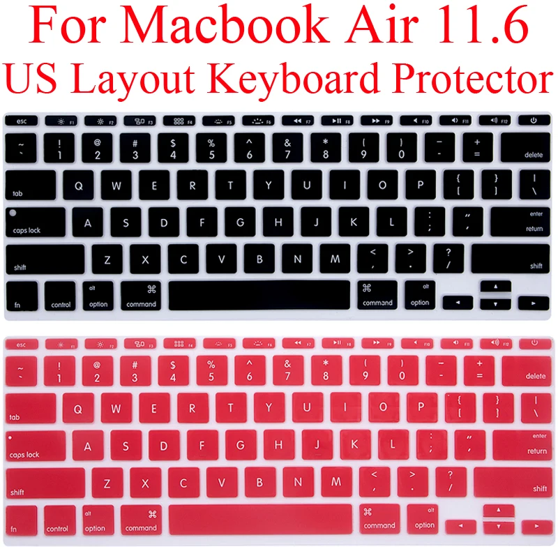 Защитная клавиатура для Macbook Air 11 6 дюймов A1370 A1465 силиконовая клавиатура|Чехлы