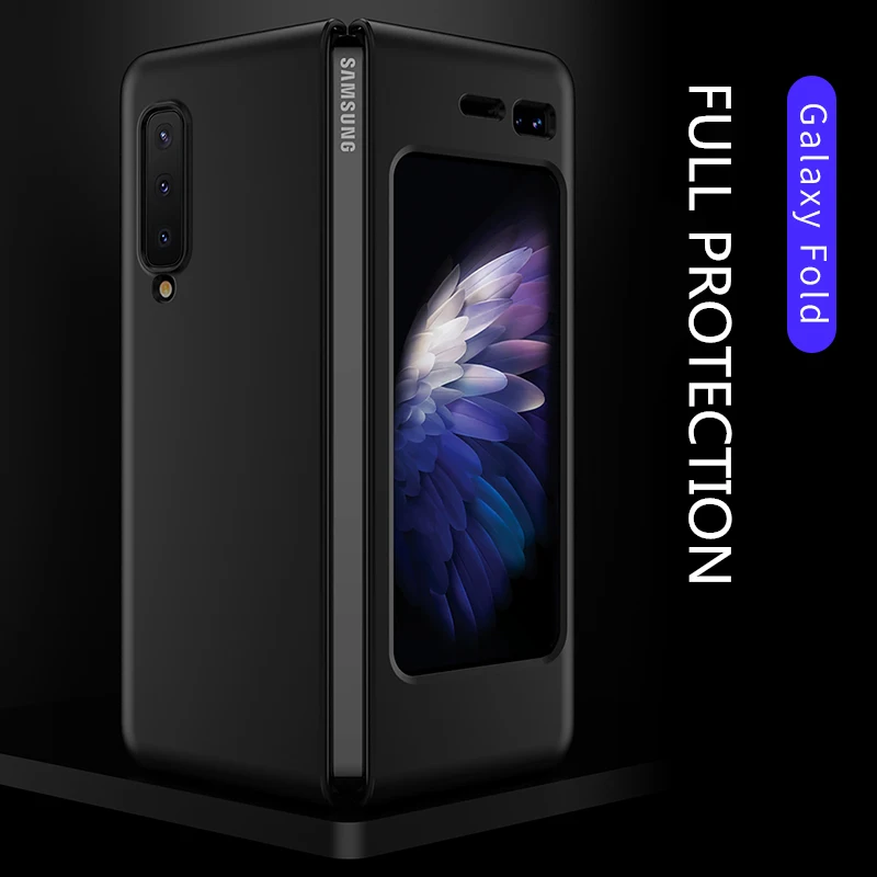 Tanie Do Samsung galaxy Fold 5G etui luksusowe Slim matowy plastikowy twardy futerał na telefon do Samsung galaxy Fold pełne etui ochronne