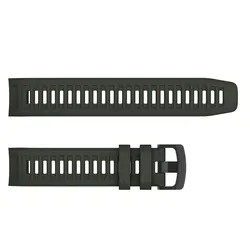 Premium 22mm Silicone Watch Strap - Replacement Band - Garmin Instinct (Graphite Gray)