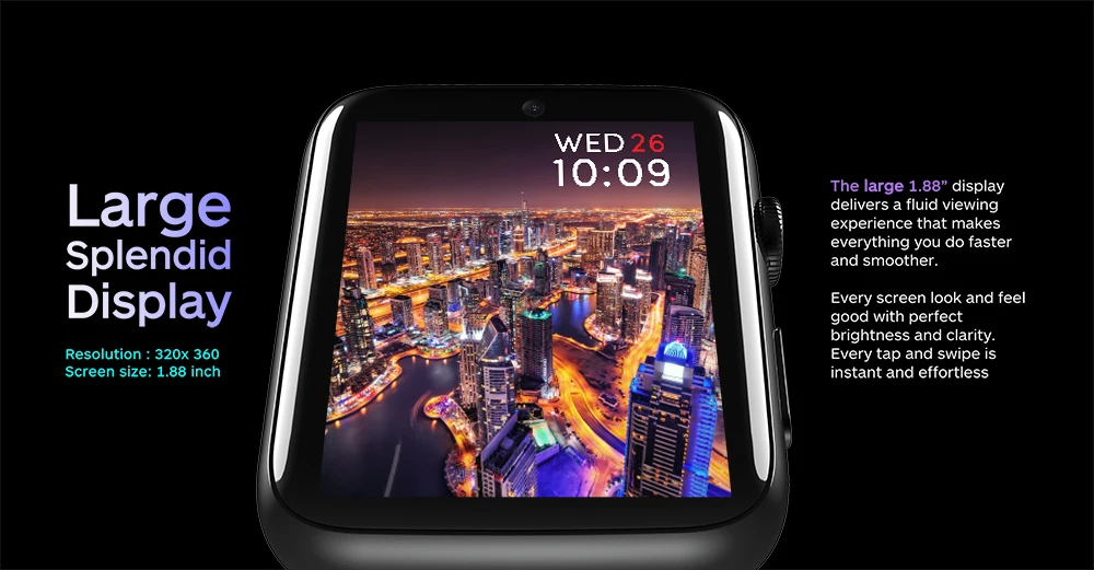 Keoker LEM10 умные часы мужские Android 7,1 4G SIM wifi gps 2MP камера пульсометр умные часы предпродажа