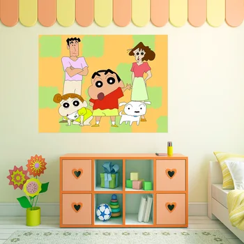 

[Self-Adhesive] 3D Crayon Shin Chan CPT 268 Japan Anime Wall Stickers Mural Decal Wall Murals AJ WALLPAPER Belly