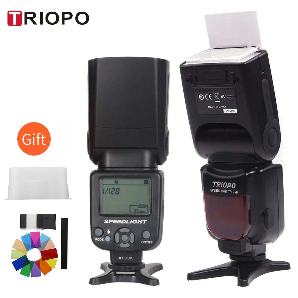 TR-950 Triopo для камер Fujifilm Olympus Nikon Canon 650D 550D 450D 1100D 60D 7D 5D | Электроника