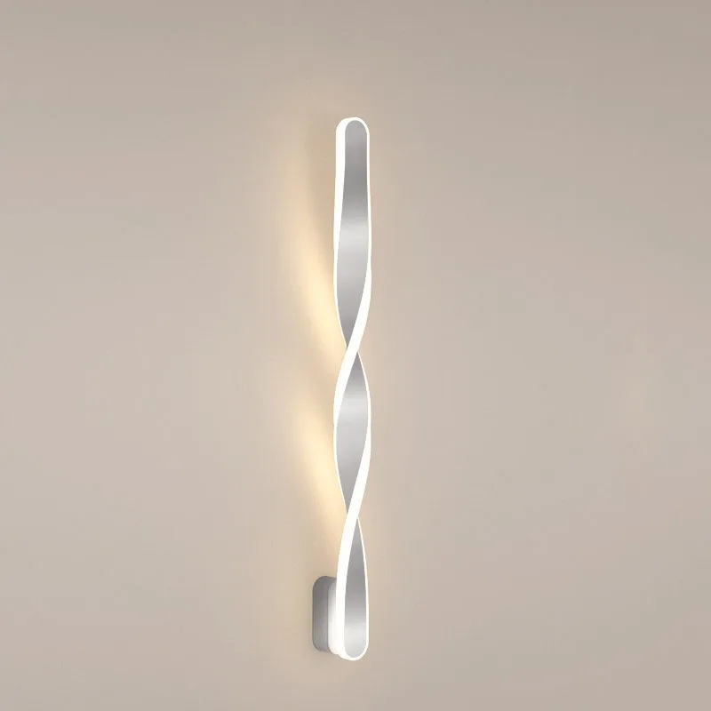 WECUS) Modern Nordic spiral wall lights, creative twist wall lamp, designer-specific, suitable for high-end decoration