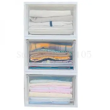 

Multilayer Drawer Type Storage Box, Wardrobe Clothes Storage Box Locker Three