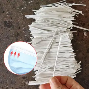 

3mm Face Mask With Lanyard Sub-strap Adjustable Elastic Cord Nose Bridge Nose Clips Diy Face Mask Elastic Band Elastic Band