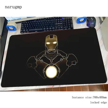 

Iron Man mousepad gamer 70x40cm Beautiful gaming mouse pad large Birthday notebook pc accessories laptop padmouse ergonomic mat