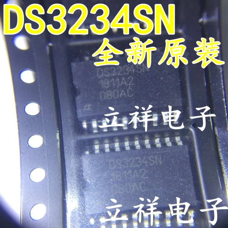 100% новый и оригинальный DS3234SN DS3234 лапками углублением SOP-20/в наличии | Электроника