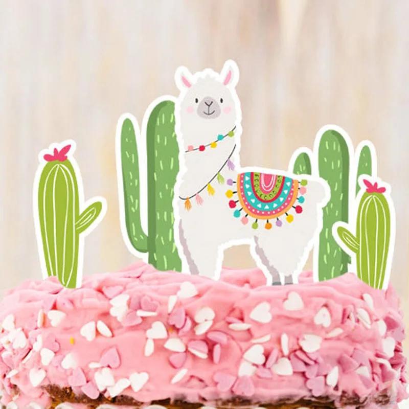 Free Printable Llama Cake Topper Free Printable Llama Cake Topper