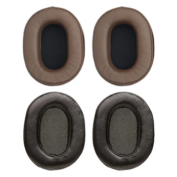 

1 Pair Left+Right Sheepskin Headphones Ear Pads Ear Cushions Replacement for Audio Technica ATH MSR7M50x M20 M40 M40x Earphon