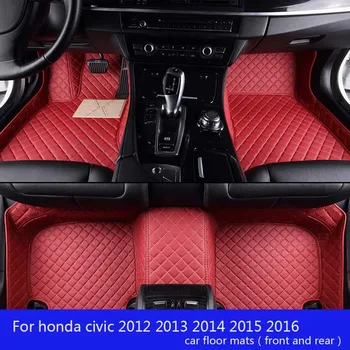 

shenlao Custom car floor mats for honda civic 2012 2013 2014 2015 2016 waterproof car accessories car mats