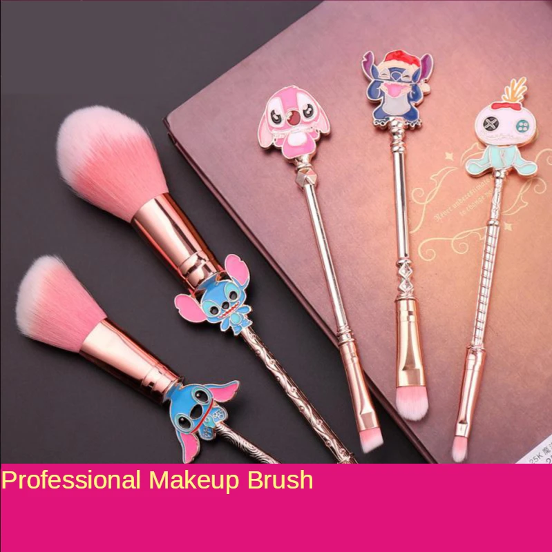 

5Pcs/Set Cute Makeup Brush Eye Shadow Brush Beauty Professional Tool Cosmetic Brush Eye Shadow Loose Powder Beginner