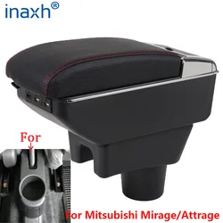 Reposabrazos para Mitsubishi Attrage Mirage, caja de almacenamiento de accesorios de coche, reposabrazos para Mitsubishi Mirage Space Star