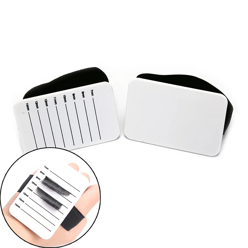 1pc Eyelash Acrylic Pallet Eye lash Holder Eyelash Extension Tools Lash Individual Eyelash Volume Eyelashes Makeup Tools 2 Style