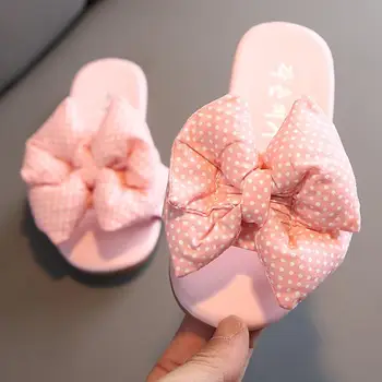 

New Toddler Cute Sandals Summer Baby Girls Shoes Toddler Infant Beach Sandals Bow Princess Shoes Sandal For Children Size 26-35