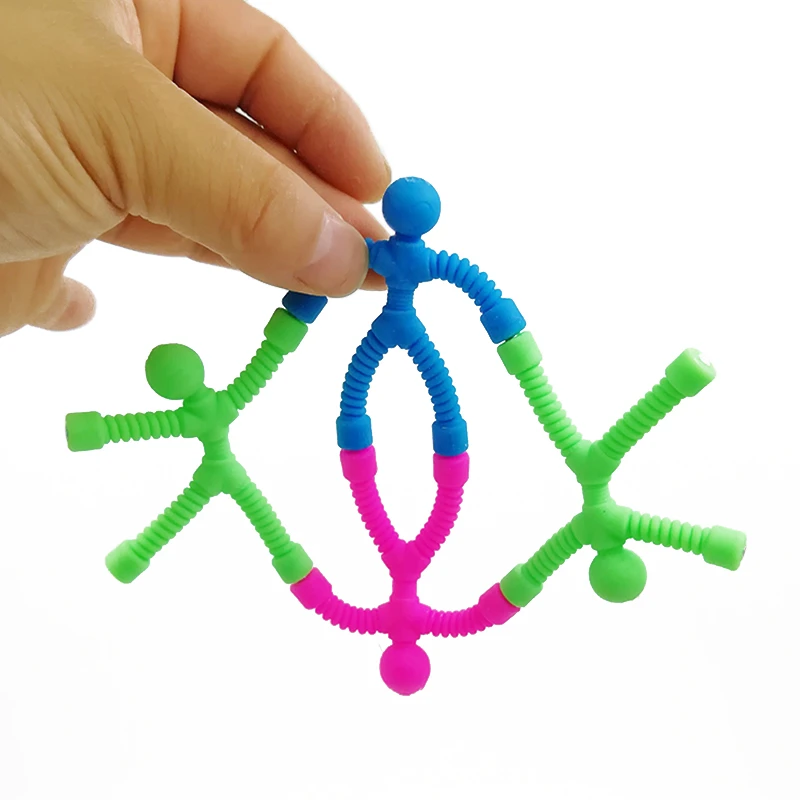 8pcs Lot Fridge Magnet Men Kids Funny Toy Magnetic Action Figure Hand Fidget Sensory Toy Antistress Gadget For Autism Anxiety Magnetic Aliexpress