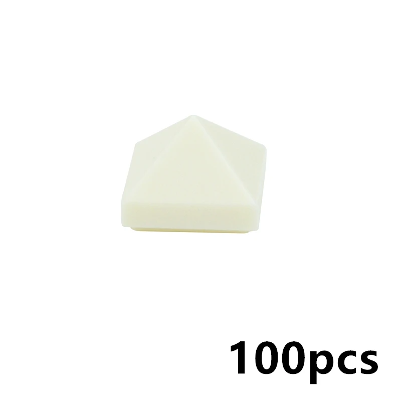 MOC 조립 입자 22388 1x1 4면 슬로프 볼록 피라미드 호환 브랜드 빌딩 블록 부품 DIY 교육 완구