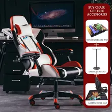 Ordinateur de bureau pour gamer, chaise de jeu