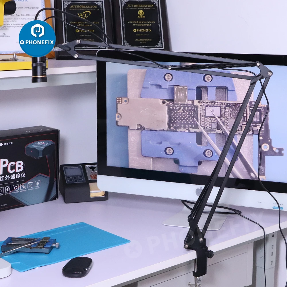 Soporte Universal Cantilever, soporte mesa de ajustable, M6 para laboratorio, soldadura, vídeo, microscopio, cámara, educación y ancla en vivo - AliExpress Herramientas