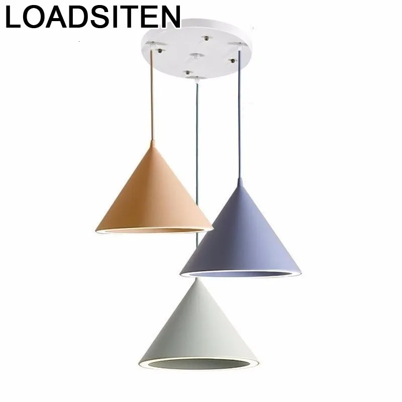 Лофт Chambre Fille Lampade люстра Moderne Nordic дизайн Led Lampen современный светильник Suspendu Декор для дома подвесной