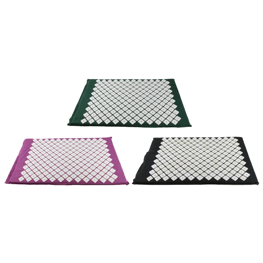 

Back and Neck Pain Ease Mat,Acupressure Massage Mat for Reflexology Sciatica Trigger Point Massage, Stress Relax