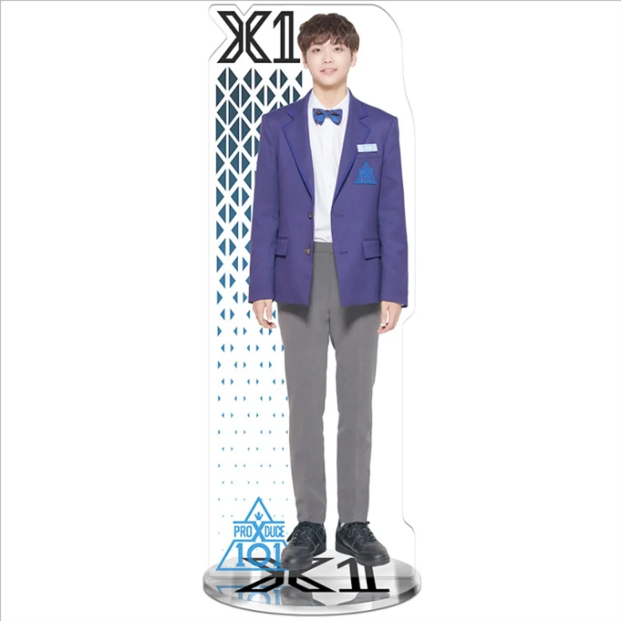 Kpop X ONE Standing Action Table Decor Song Hyeong Jun Son Dong Pyo Acrylic Standee Action Figure Doll 22cm Produce x 101 - Цвет: 11