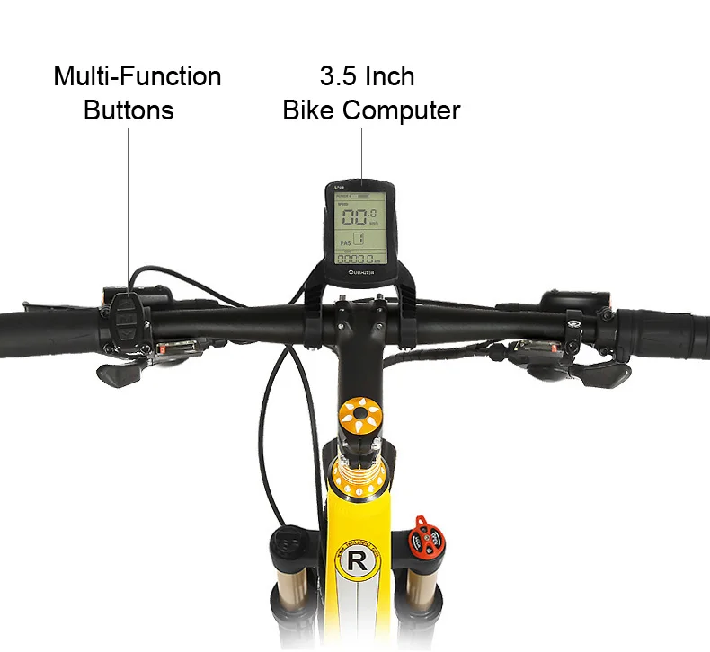 2 Wheels Electric Scooter Adults Two Wheel Electric Bicycles 26 Inch 27 Speed 48V 400W Folding Electric Bicycle (10)