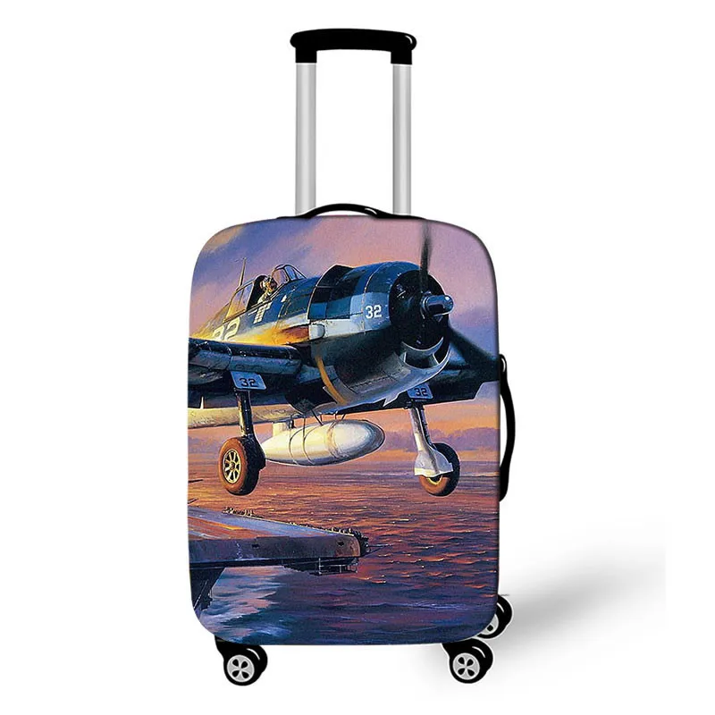 Чехол для чемодана с принтом животных, защитный чехол для багажа, утолщенный пылезащитный чехол, аксессуары, чемоданы, органайзер 18-32 xl дюймов - Цвет: 21