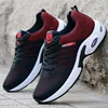 Vulcanized Shoes Mens Sneakers 2022 Fashion Summer Air Mesh Breathable Wedges Sneakers For Men Plus Size 38-44 ► Photo 3/6