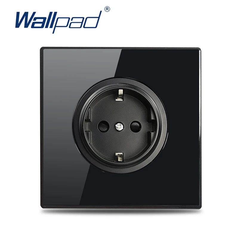 Настенная розетка Wallpad L6 универсальная стандарта EU/French/UK с USB-портом и поддержкой