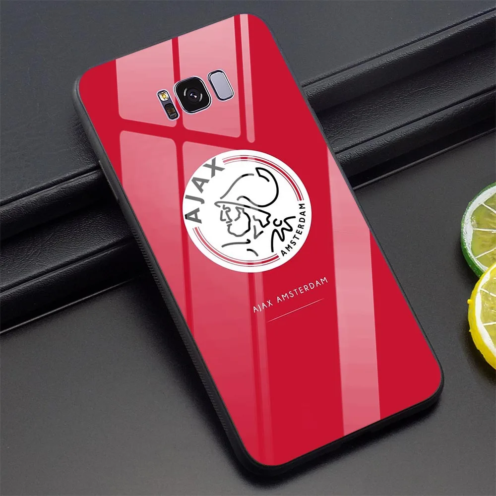 Ajax команда Стекло чехол для телефона для samsung Galaxy A40 крышка A70 A60 M40 A50 A20 A30 A10 S7 край S8 S9 плюс S10 - Цвет: K3001203