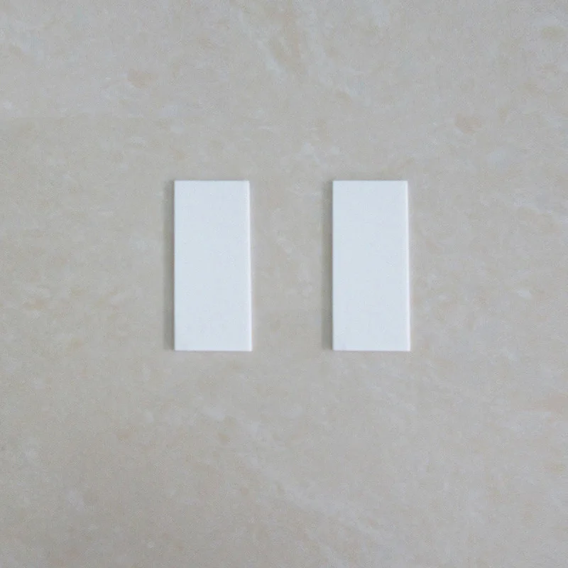 

50pcs Alumina ceramic sheet 19*20/19*23/19*35/19*45/mm non-porous high temperature resistant ceramic sheet