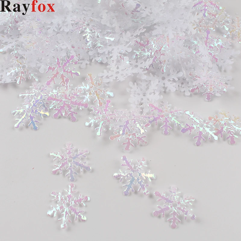 

2019 Frozen Party 300Pcs/Lot 3cm Sprinkle Snowflake Instant Snow Christmas Decorations For Home Rendering The Festive Atmosphere